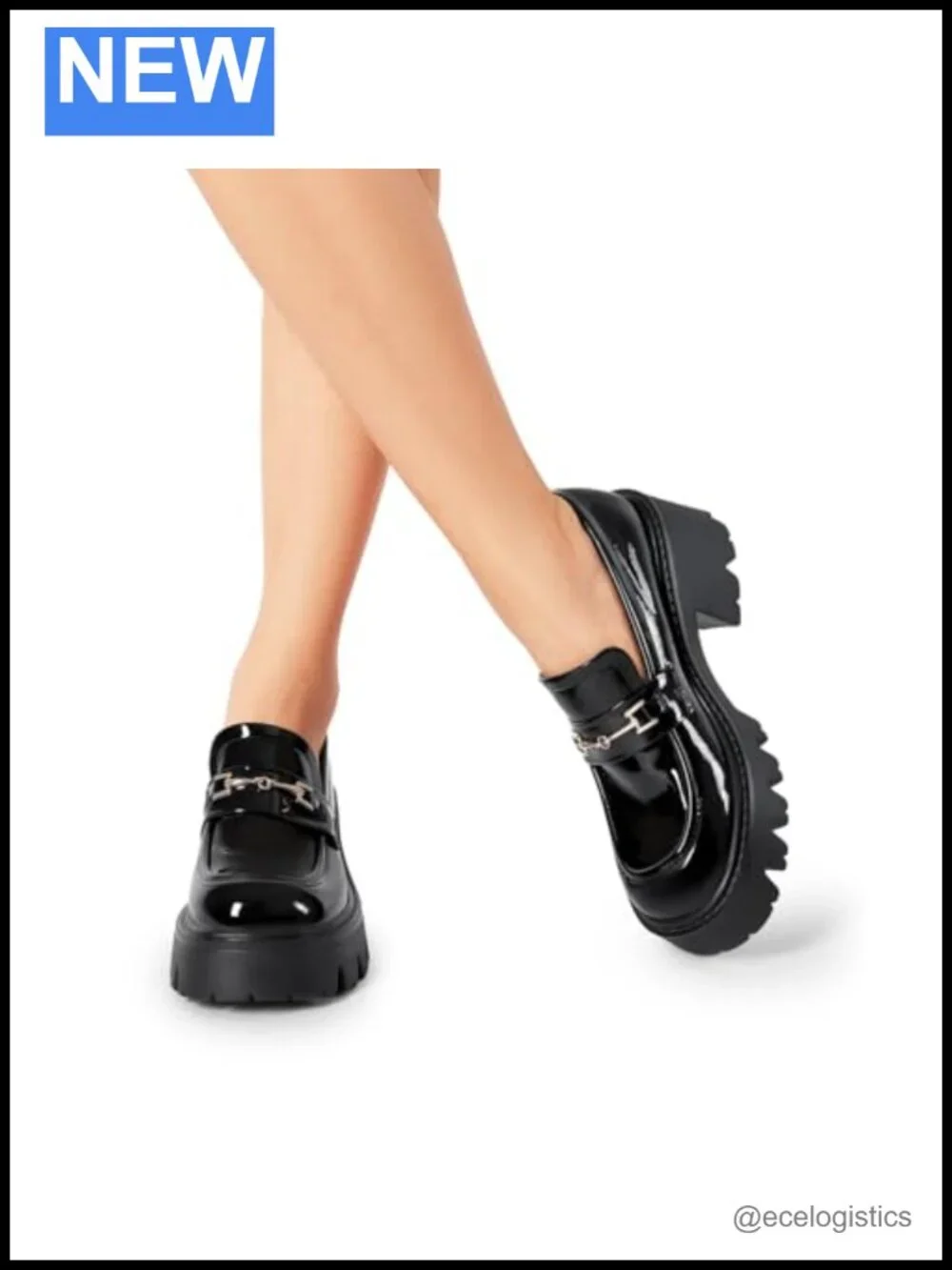 Chunky Loafers with 2.6-Inch Heel and 1.2-Inch Platform